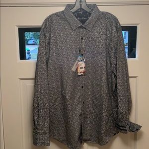Robert Graham shirt.Black. Size 2xl tailored fit.